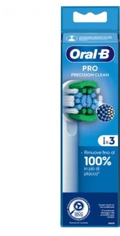 ORAL-B POWER REFILL EB20-3 PRECISION CLEAN 3 PEZZI - maxifarmacia.it